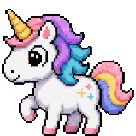 Poulain licorne